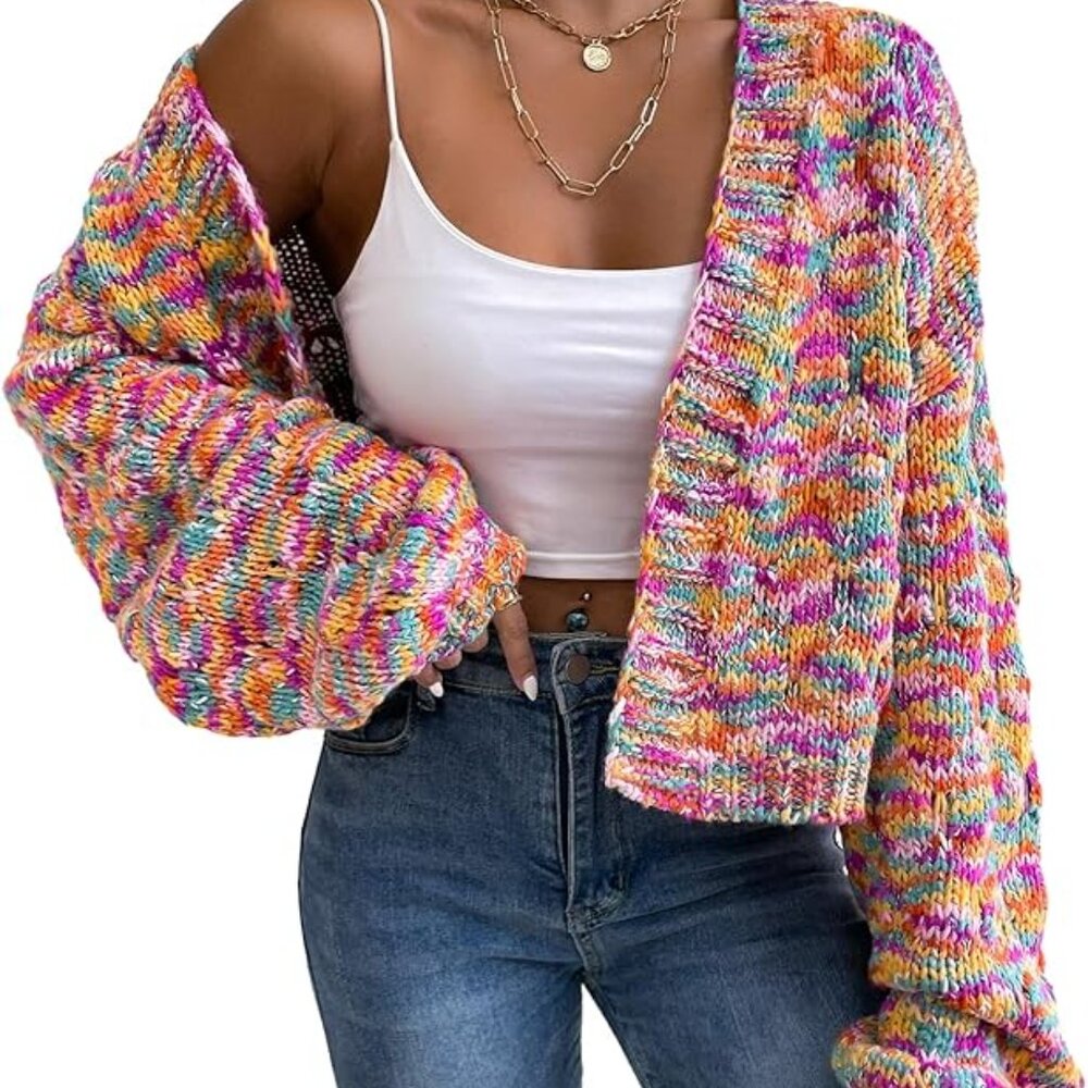 Women's cropped cardigan
